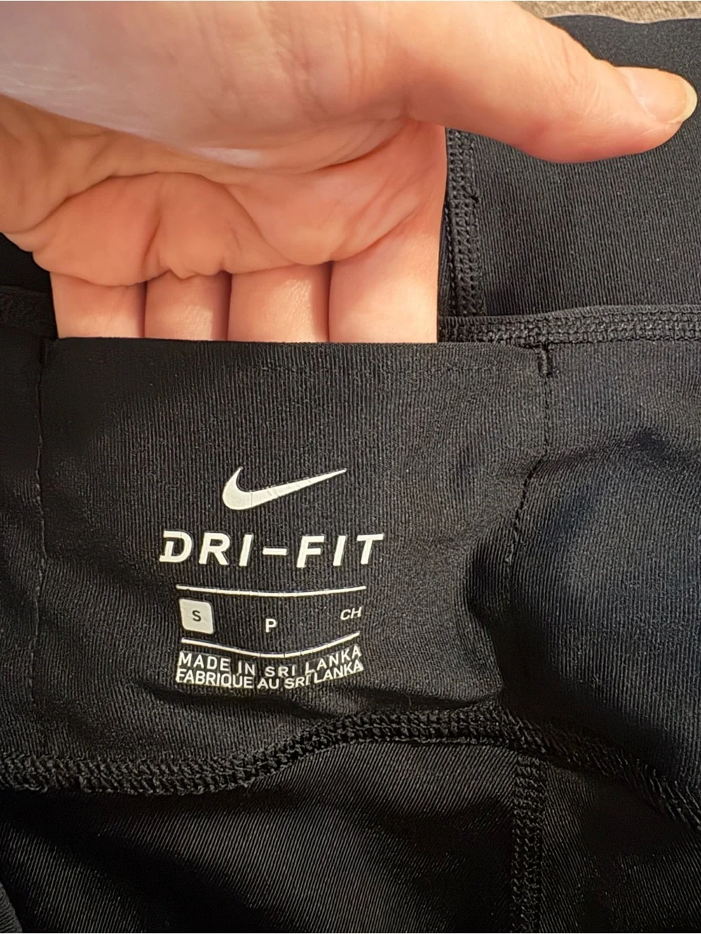 Nike Black Dri-Fit Athletic Leggings